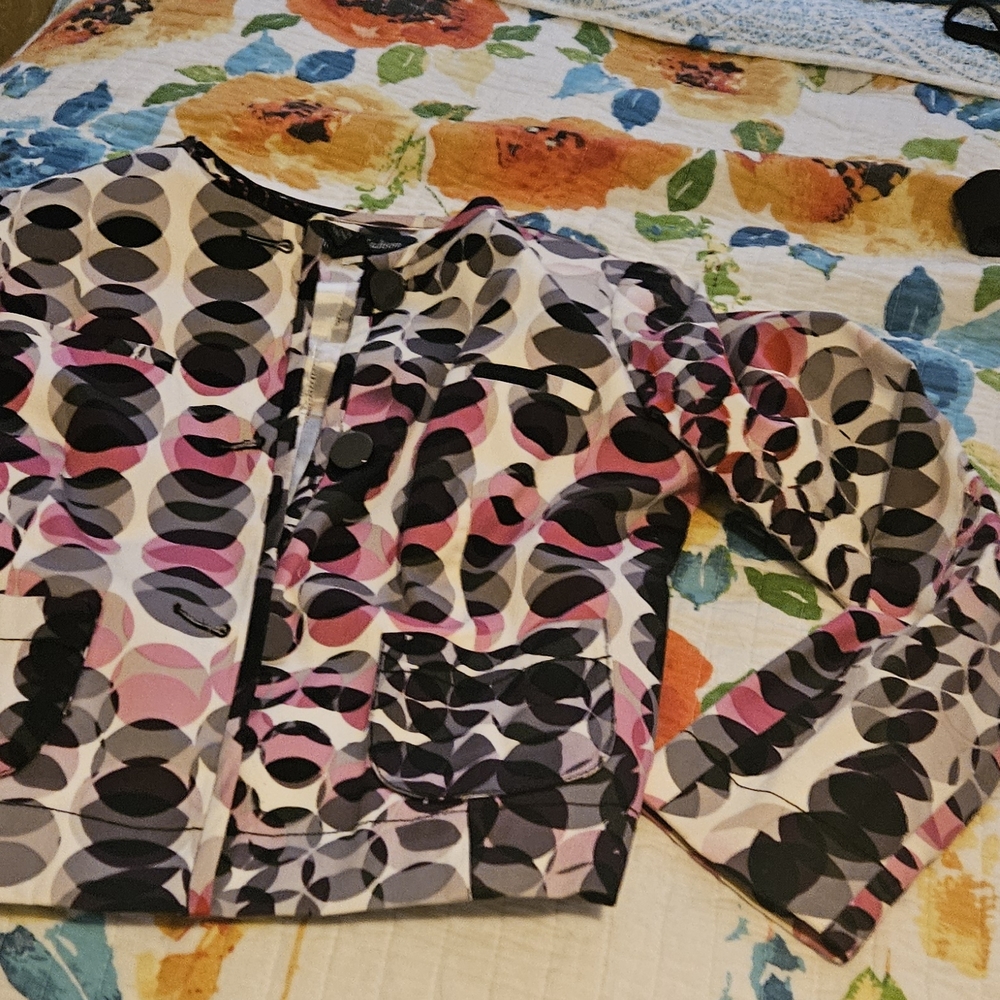 Colorful Geometric Patterned Jacket
